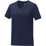 Camiseta de manga corta y cuello en V para mujer "Somoto" 