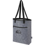 Bolsa Tote isotérmica de fieltro reciclado GRS de 12 L "Felta"