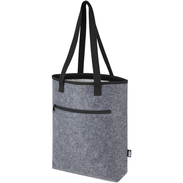 Bolsa Tote isotérmica de fieltro reciclado GRS de 12 L "Felta"