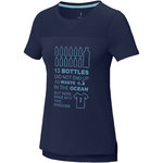 Camiseta Cool fit de manga corta para mujer en GRS reciclado "Borax"