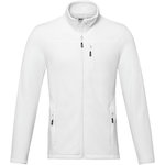 Chaqueta polar con cremallera entera reciclada GRS para hombre "Amber"