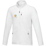 Chaqueta polar con cremallera entera reciclada GRS para hombre "Amber"
