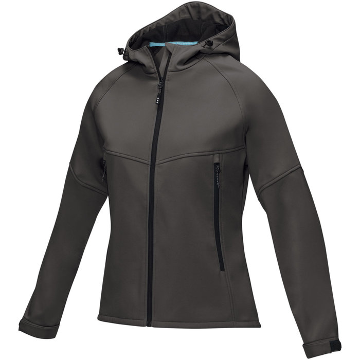 Chaqueta softshell reciclada para mujer "Coltan"