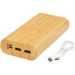 Batería externa de 20,000 mAh de bambú "Tulda"