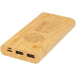 Batería externa de 10,000 mAh de bambú "Tulda"