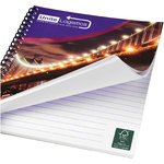  Cuaderno con espiral A4 con cubierta trasera impresa "Desk-Mate®"