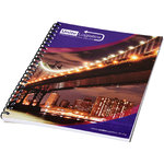  Cuaderno con espiral A4 con cubierta trasera impresa "Desk-Mate®"