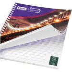 Cuaderno con espiral A5 con cubierta impresa "Desk-Mate®"