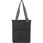 Bolsa Tote para portátil de 14" de material reciclado GRS resistente al agua de 14 l "Aqua"