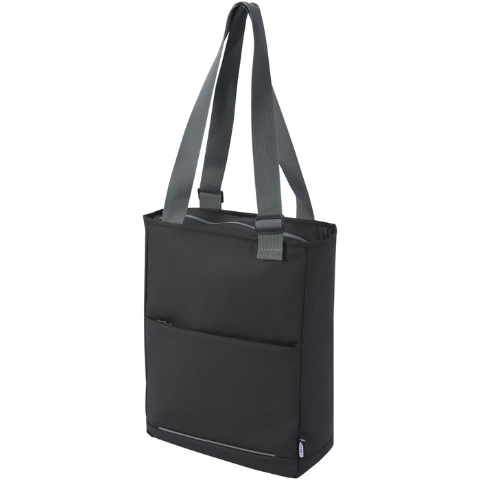Bolsa Tote para portátil de 14" de material reciclado GRS resistente al agua de 14 l "Aqua"