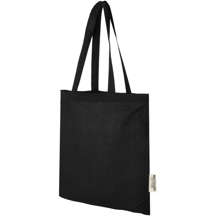 Bolsa Tote de algodón reciclado GRS de 140 g/m2 de 7 L "Madras"