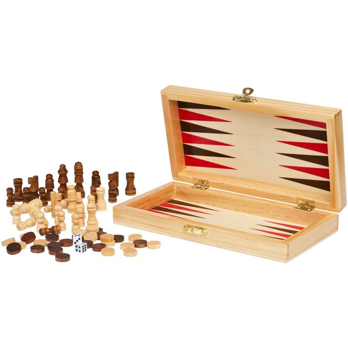 Set de juegos 3 en 1 de madera "Mugo"