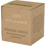 Vela perfumada de 650 g con fragancia de madera de cedro "Wellmark Let 's Get Cozy"