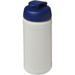 Bidón deportivo con tapa Flip de material reciclado de 500 ml "Baseline"