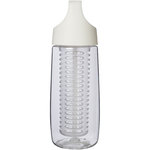 Bidón deportivo en plástico reciclado de 700 ml con tapa Flip e infusor "HydroFruit"