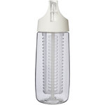 Bidón deportivo en plástico reciclado de 700 ml con tapa Flip e infusor "HydroFruit"