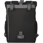 Bolsa enrollable para bicicleta resistente al agua de material reciclado GRS de 15" y 20 l "Aqua"