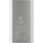 Batería externa inalámbrica tipo C de aluminio reciclado de 4000 mAh "Juice" 