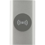 Batería externa inalámbrica tipo C de aluminio reciclado de 4000 mAh "Juice" 