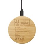Base de carga inalámbrica de bambú de 15 W "Essence"