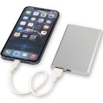 Batería externa tipo C de aluminio reciclado de 4000 mAh "Pep" 
