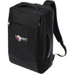 Mochila para portátil de 17" expandible de material reciclado GRS de 35 l "Expedition Pro"