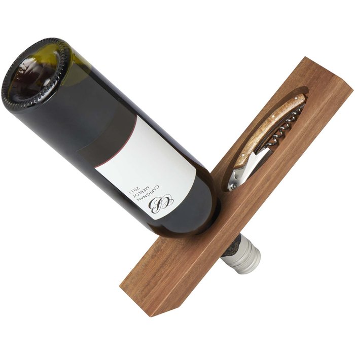 Set con soporte para vino "Vino" 
