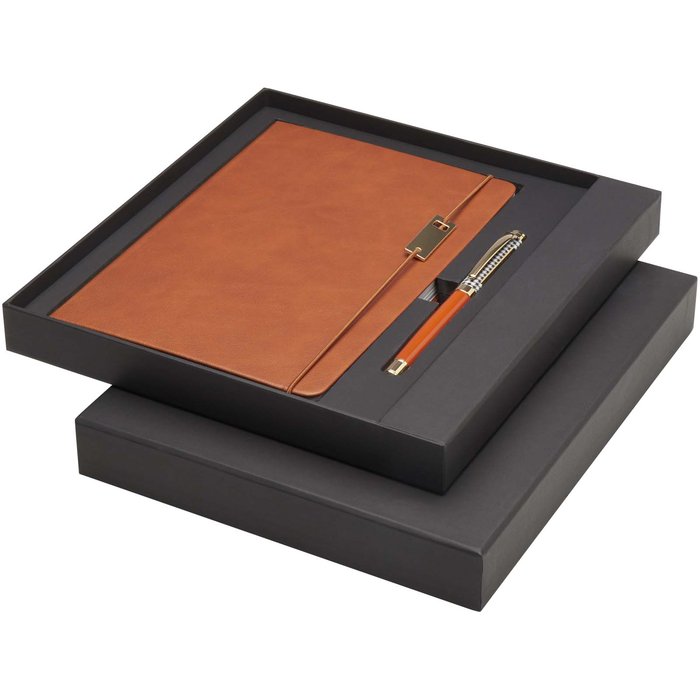 Set de libreta A5 con rollerball "Legato" (tinta azul)