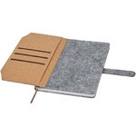 Libreta A5 de corcho y fieltro reciclado "Viviana"