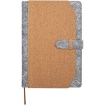 Libreta A5 de corcho y fieltro reciclado "Viviana"