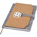 Libreta A5 de corcho y fieltro reciclado "Viviana"