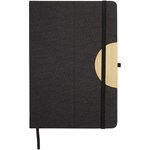 Set de regalo con libreta de tapa dura A5 y bolígrafo "Laura" (tinta negra)