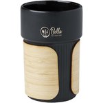Vaso de 340 ml con funda de bambú "Fika"