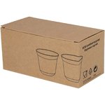 Juego de tazas para espresso de acero inoxidable de 80 ml con certificado RCS "Duo" 