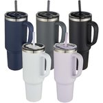 Vaso de cobre de 1200 ml con doble pared, pajita, aislamiento y certificado RCS "Sydney"