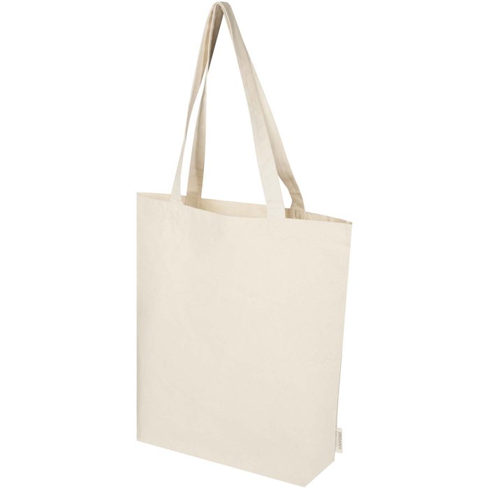 Bolsa Tote de 11 l con fondo ancho ecológico de 180 g/m² "Orissa"