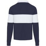 Sudadera tipo polo de rugby unisex "Clyde" 