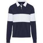 Sudadera tipo polo de rugby unisex "Clyde" 