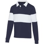 Sudadera tipo polo de rugby unisex "Clyde" 