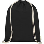 Mochila de cuerdas de algodón orgánico de 140 g/m² 5L "Orissa"