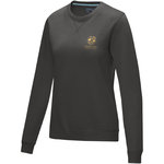 Jersey de cuello redondo de reciclado orgánico para mujer "Jasper"