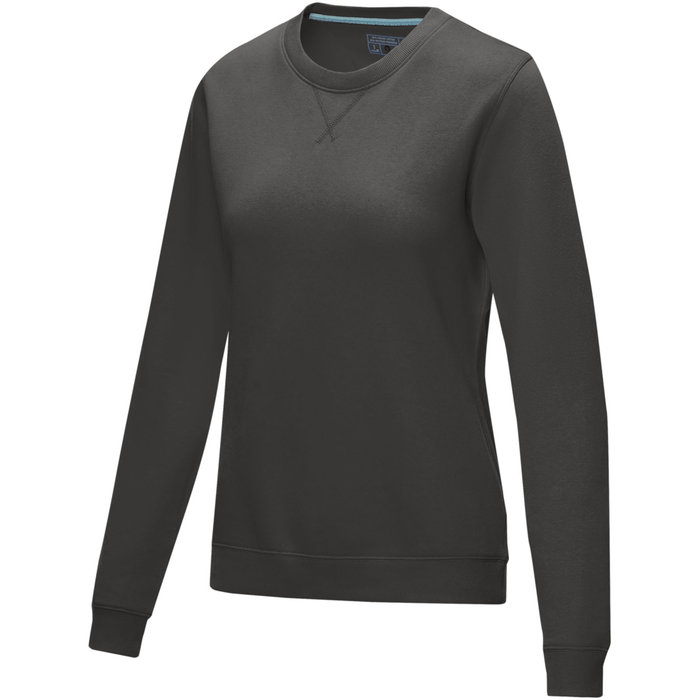 Jersey de cuello redondo de reciclado orgánico para mujer "Jasper"