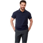 Polo de manga corta de material reciclado orgánico para hombre "Beryl"