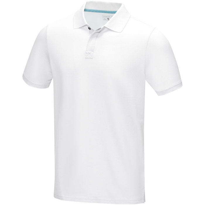 Polo orgánico de manga corta para hombre "Graphite"
