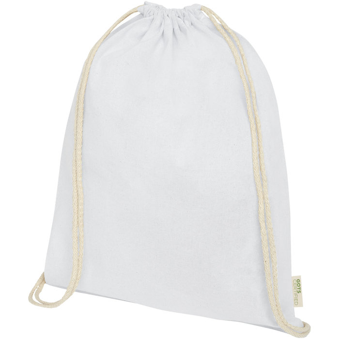 Mochila de cuerdas de algodón orgánico de 100 g/m² 5L "Orissa"