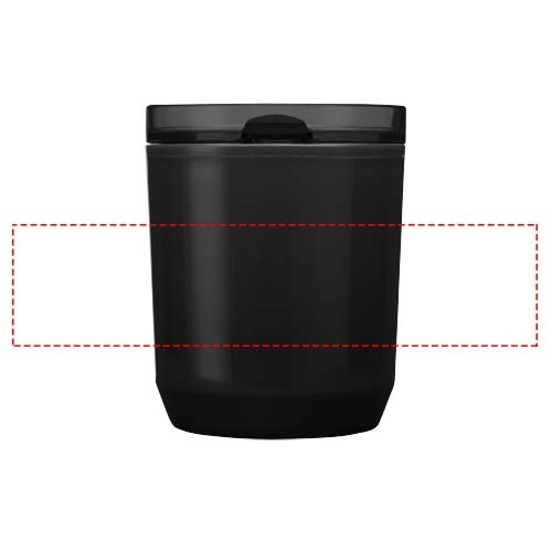 Vaso de doble pared de plástico reciclado de 180 ml "Hudson"