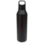 Botella isotérmica de acero inoxidable reciclado de 600 ml con certificado RCS y vaso de 300 ml "Odessy"