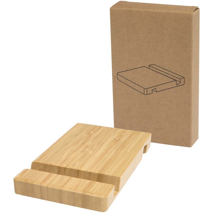 Soporte de bambú de 2 ángulos para tableta y teléfono "Bubup"