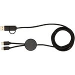 Cable 5 en 1 de plástico reciclado de 30 cm para sincronización de datos y carga rápida de 27 W "Citala"