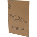 Cable retráctil 5 en 1 de 100 cm de plástico reciclado y aluminio para sincronización de datos y carga rápida de 45 W "Alasia"